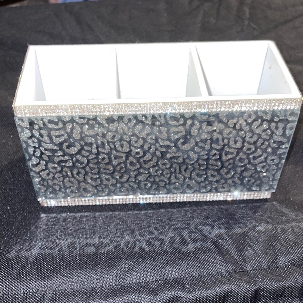 Nanette Lepore Silver Makeup Organizer